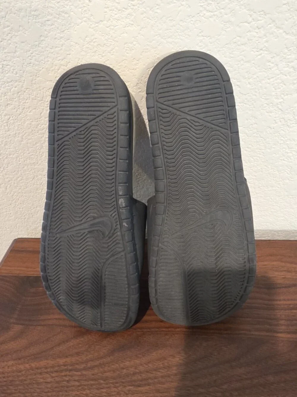 Nike Stussy x Benassi Off Noir Men's Slide Sandals Black US 9
